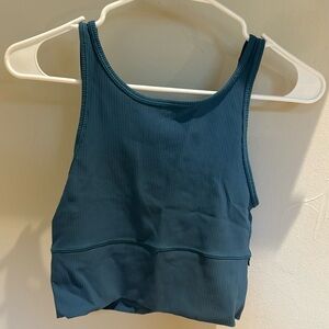 Lululemon Power Pivot Tank- Blue Borealis